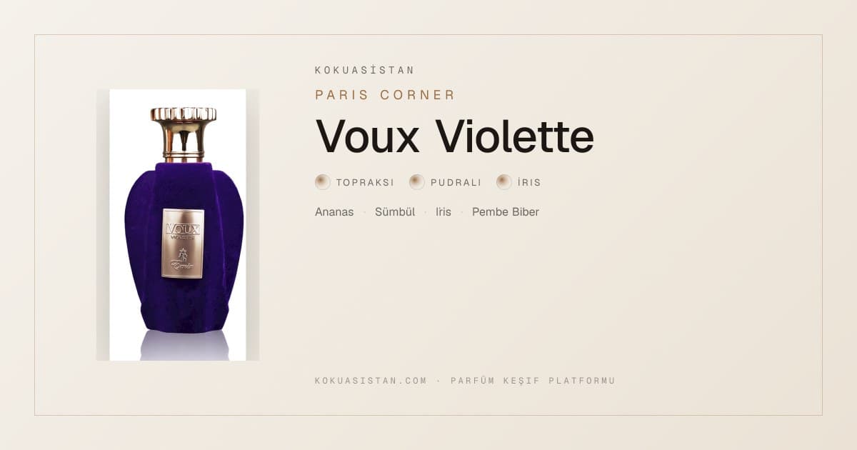 Voux Violette by Paris Corner