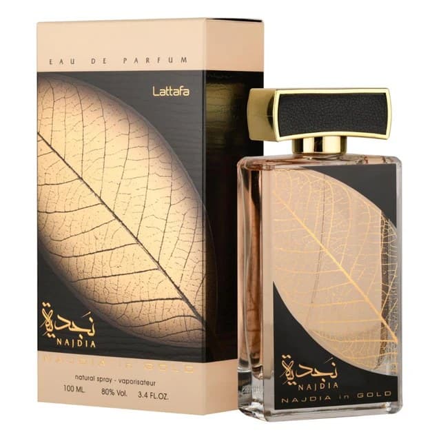 Najdia in Gold by Lattafa Perfumes