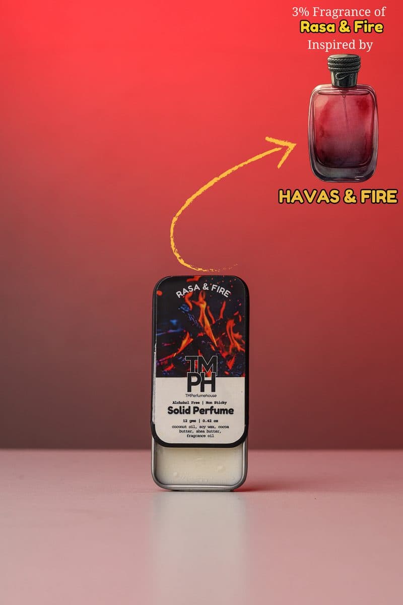 Rasa & Fire Solid Perfume by TM Fragrance