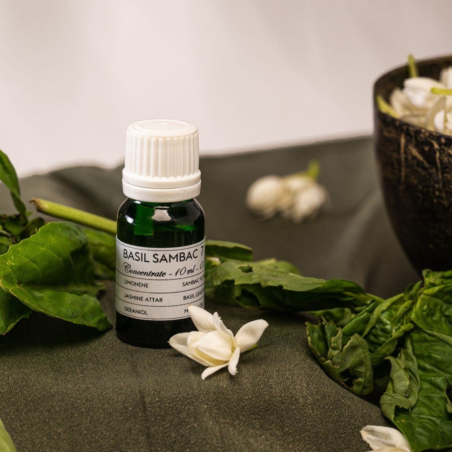 Naso Basil Infused In Sambac Attar 10ml by Naso Profumi