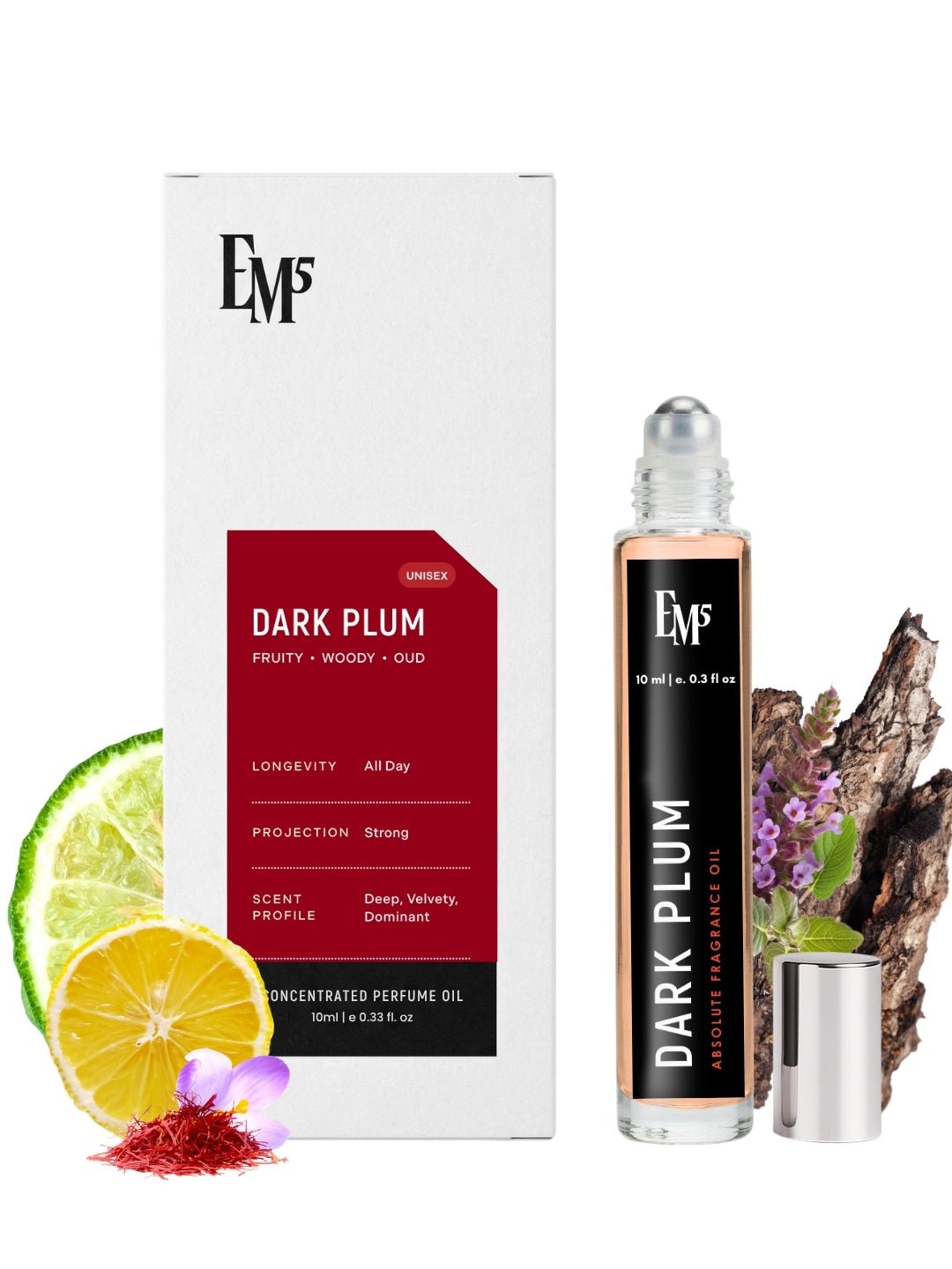 Dark Plum Perfume Roll-On by House of EM5