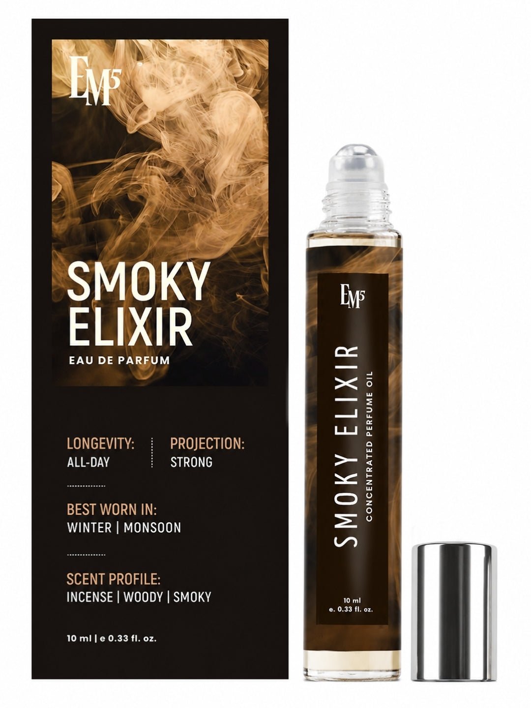 Smoky Elixir Perfume Roll-On by House of EM5