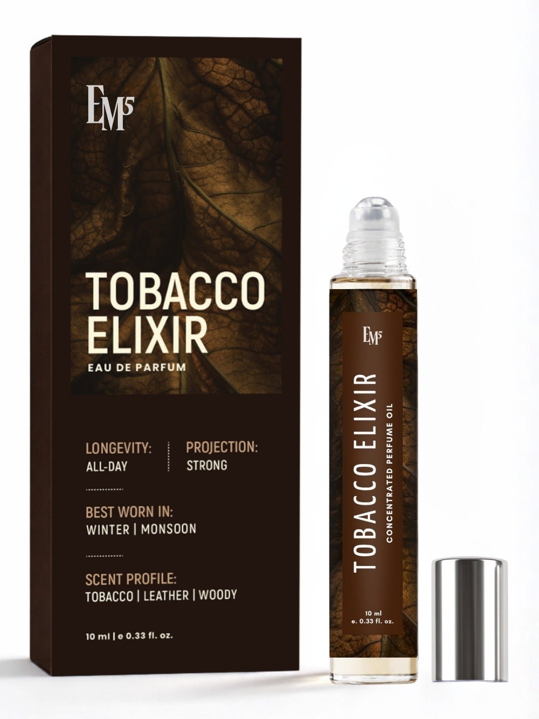 Tobacco Elixir Perfume Roll-On by House of EM5
