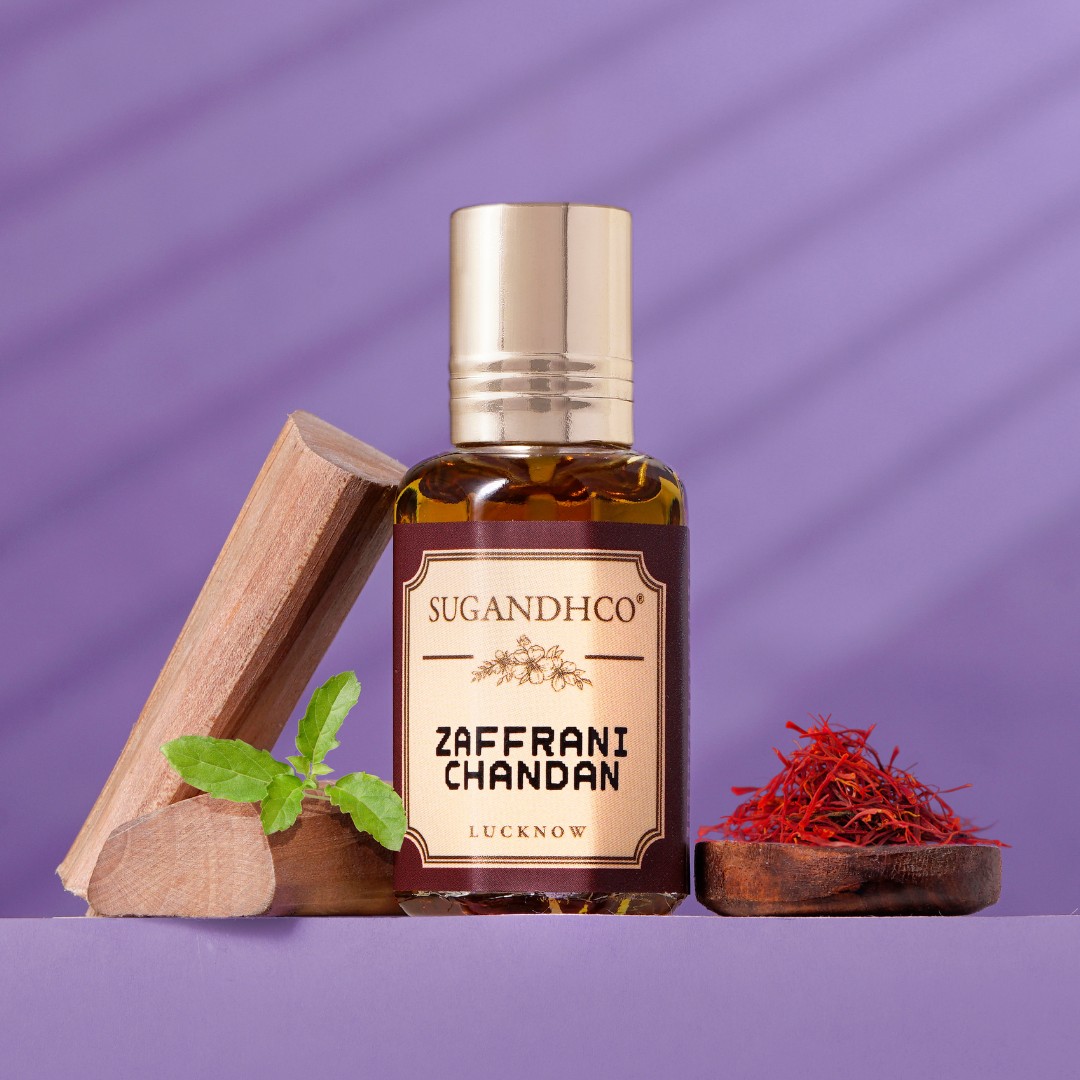Zaffrani Chandan | Herbal, Saffron, Sandalwood | Attar by Scentkart