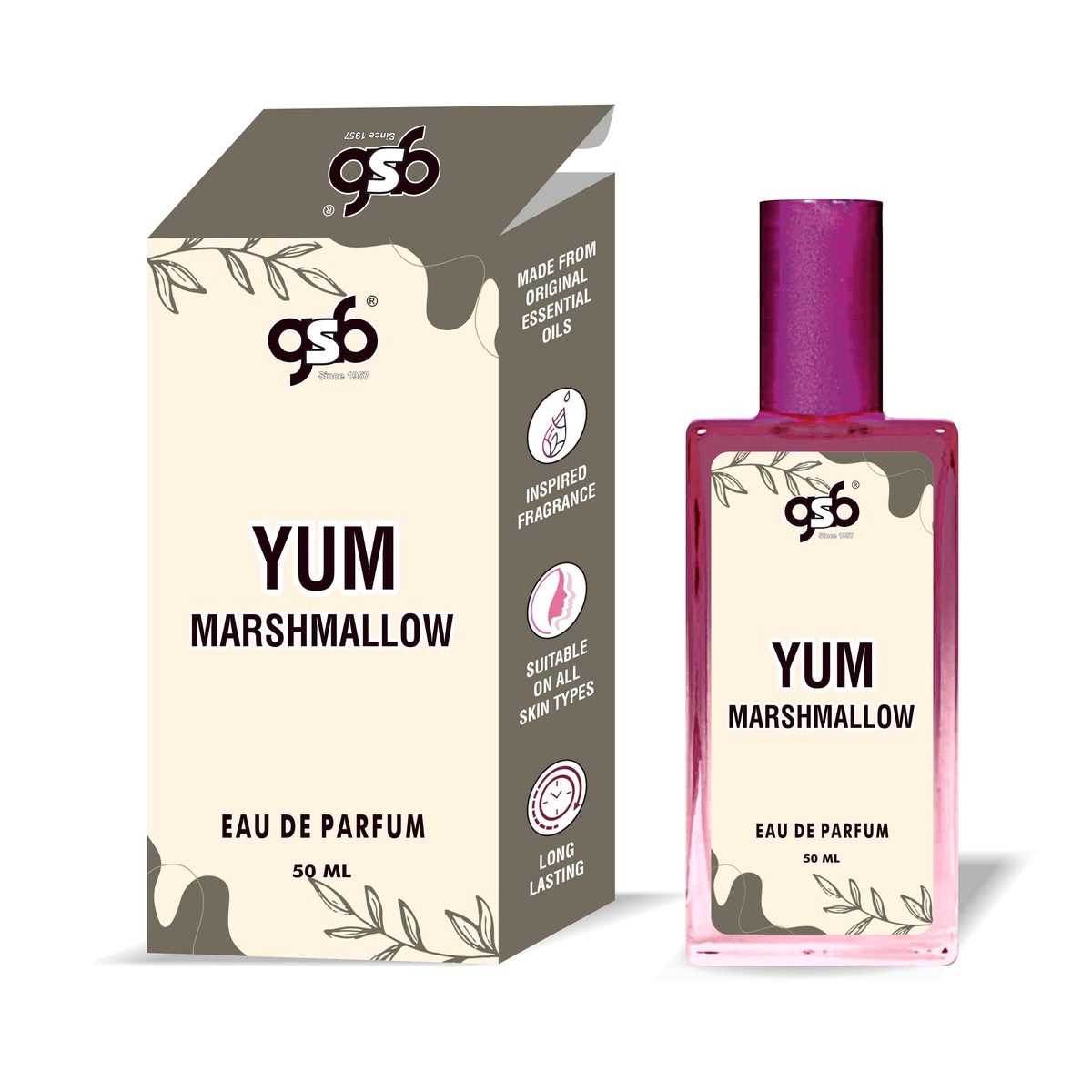 GSB Yum Marshmallow EDP by Gandhi Sugandh Bhandar