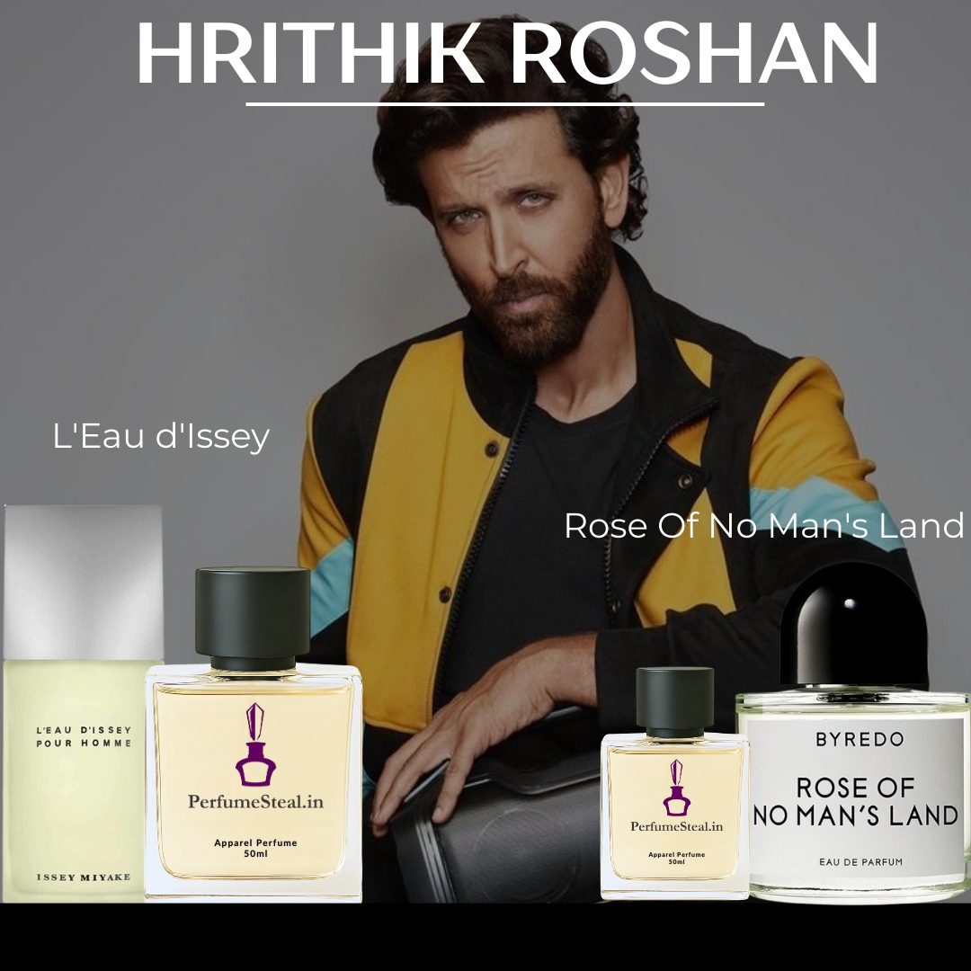 Hrithik Roshan - L'Eau d'Issey by Issey Miyake & Rose Of No Man's Land Byredo 5ml  Combo by PerfumeSteal