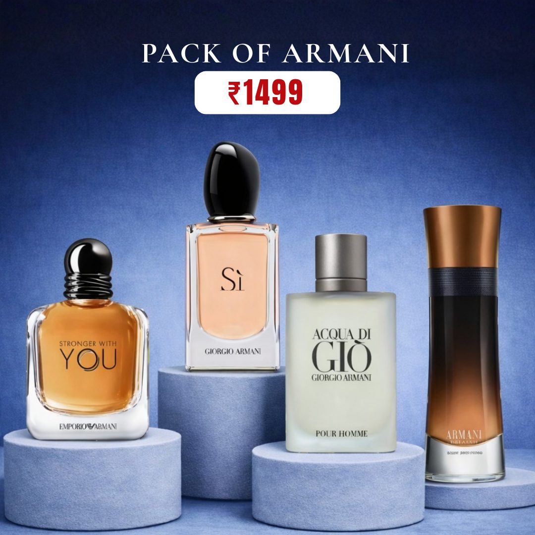 Pack Of Armani 30ml X 4 For Men and Women. by PerfumeSteal