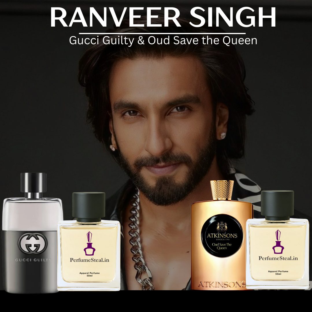 Ranveer Singh - Oud Save The Queen Atkinsons & Gucci Guilty 50ml Combo by PerfumeSteal