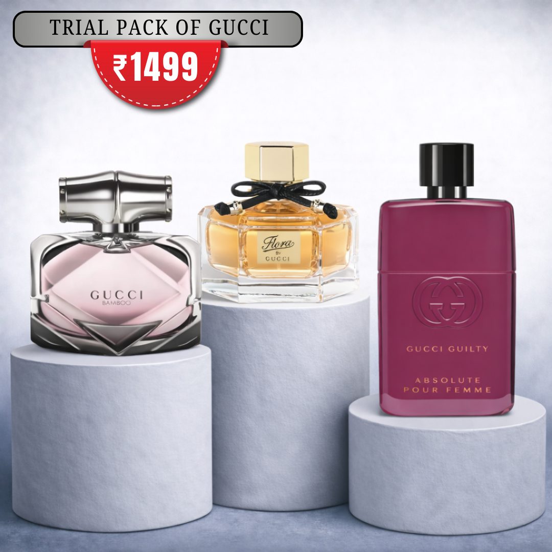 Trial pack of Gucci 50ml X 3 Combo For Women. by PerfumeSteal