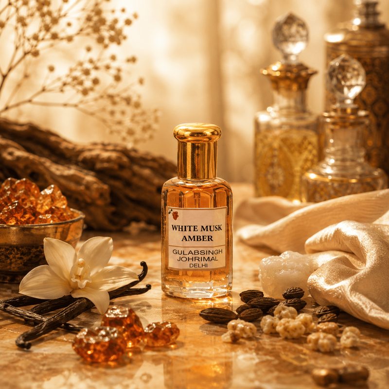 Attar Musk Amber 1460 by Gulab Singh Johrimal