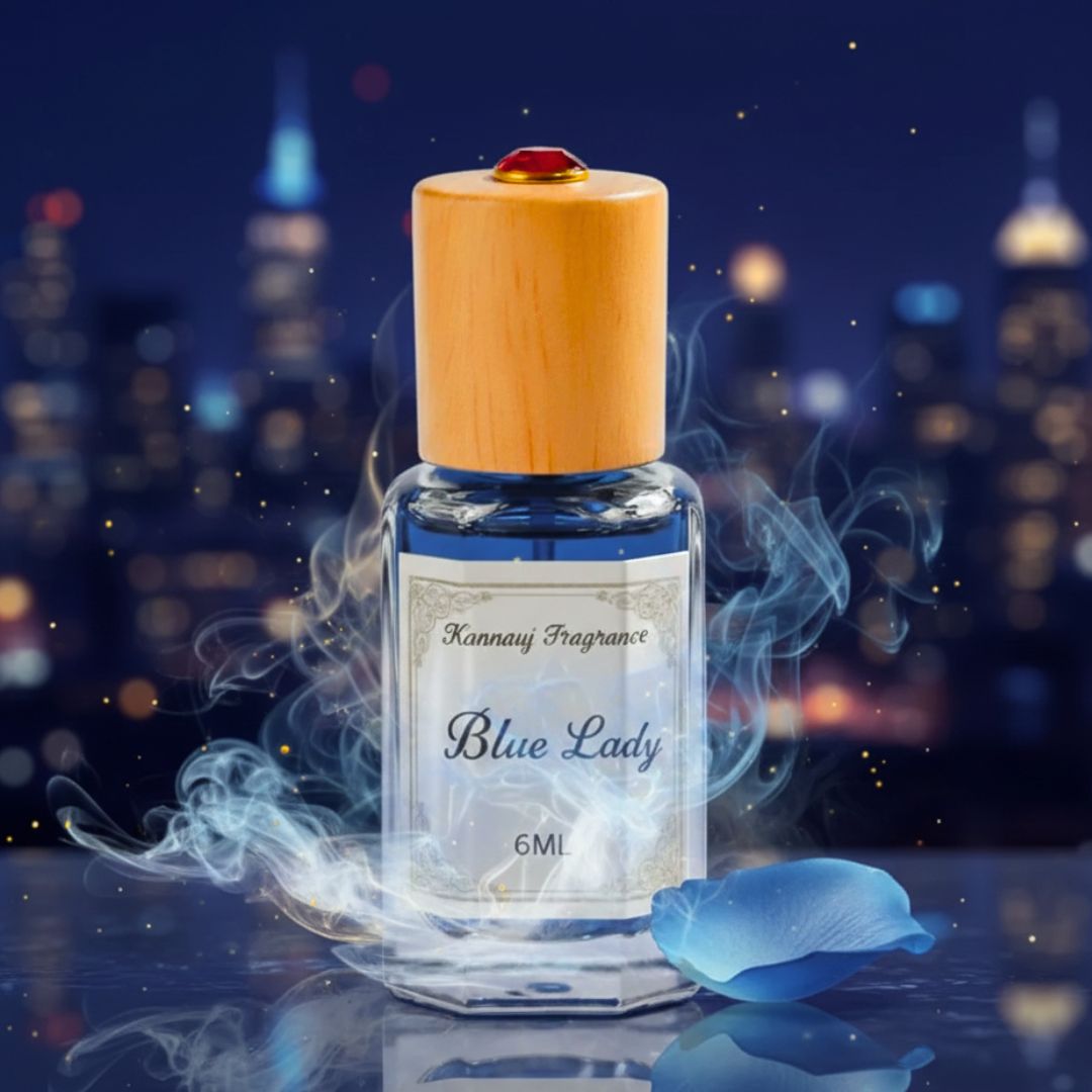 Blue Lady Attar by Kannauj Fragrance