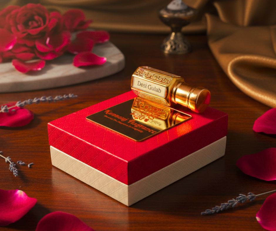 Desi Gulab Attar by Kannauj Fragrance