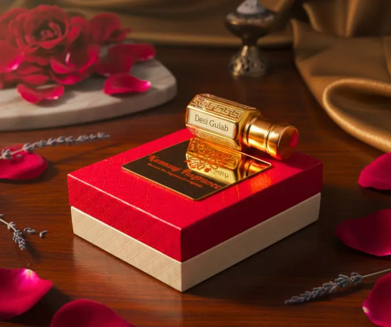 Desi Gulab Attar by Kannauj Fragrance