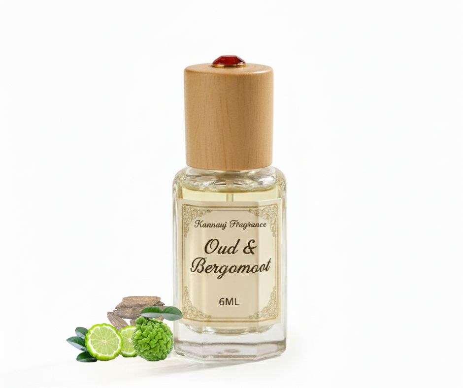 Oud & Bergamot Attar by Kannauj Fragrance