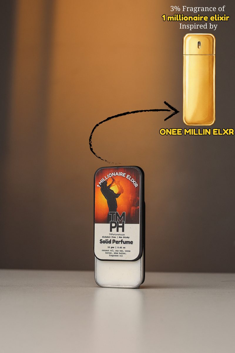 1 Millionaire elixir Solid Perfume by TM Fragrance