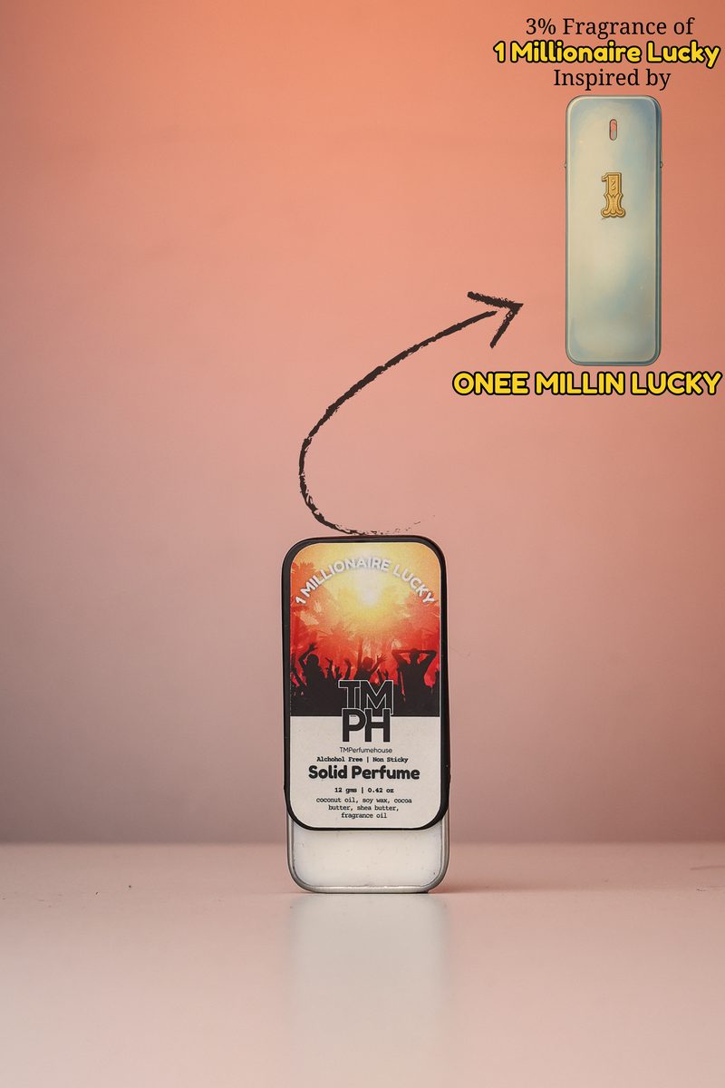 1 Millionaire & Lucky Solid Perfume by TM Fragrance