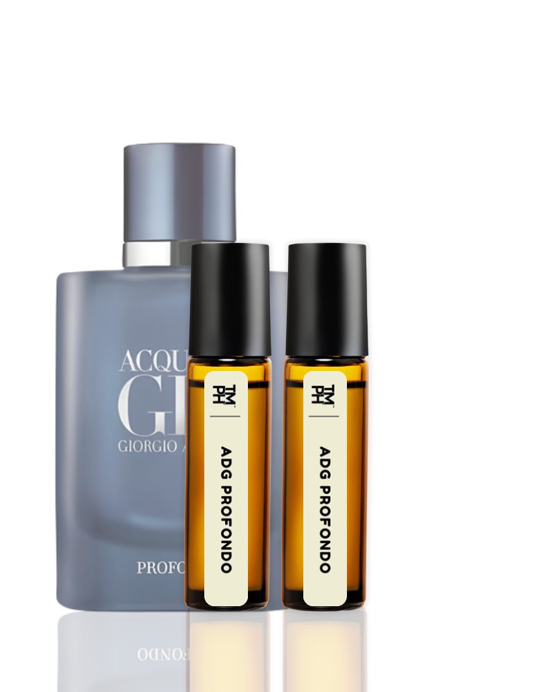 ADG Profondo AT | Luxury Marine Attar – 10+ Hour Long Lasting Pure Oil - Inspired by Acqa d Gò Prfnd by Gorgo Armn by TM Fragrance