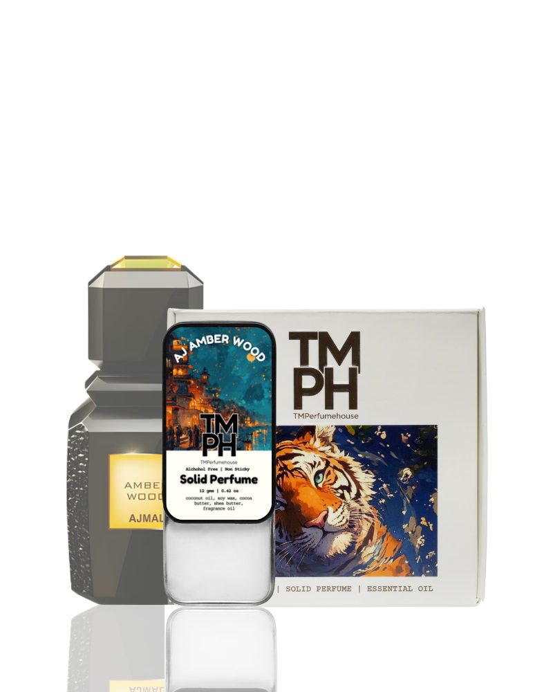 AJ Amber Wood Solid Perfume – A Deep, Magnetic & Plush Scent by TM Fragrance