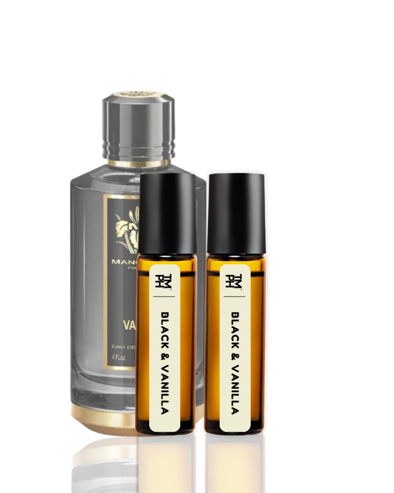Black & Vanilla AT | Luxury Niche Attar – 10+ Hour Long Lasting Pure Oil - Inspired by Blck Vnill by Mncr* by TM Fragrance
