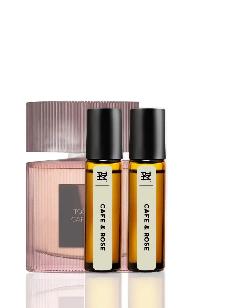 CAFE & ROSE AT | Luxury Niche Attar – 10+ Hour Long Lasting Pure Oil - Inspired by Café Rose by To Fo*d* by TM Fragrance