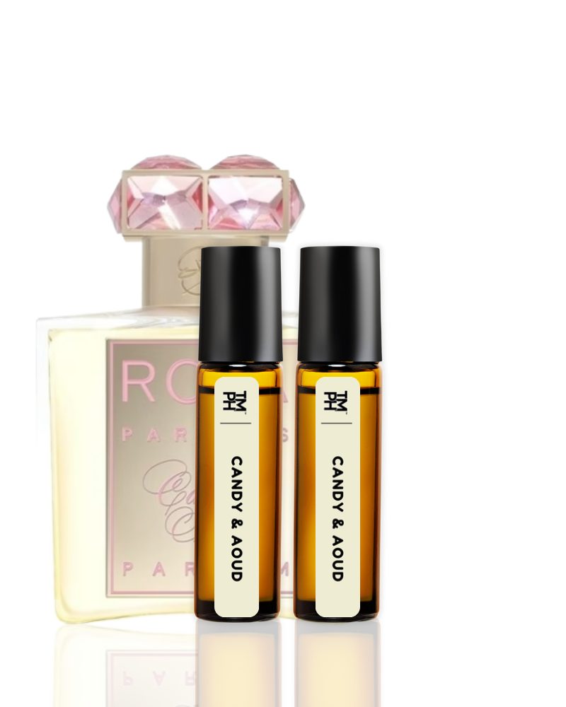 Candy & Aoud AT | Luxury Niche Attar – 10+ Hour Long Lasting Pure Oil - Inspired by Cndy Aud by Mntl by TM Fragrance