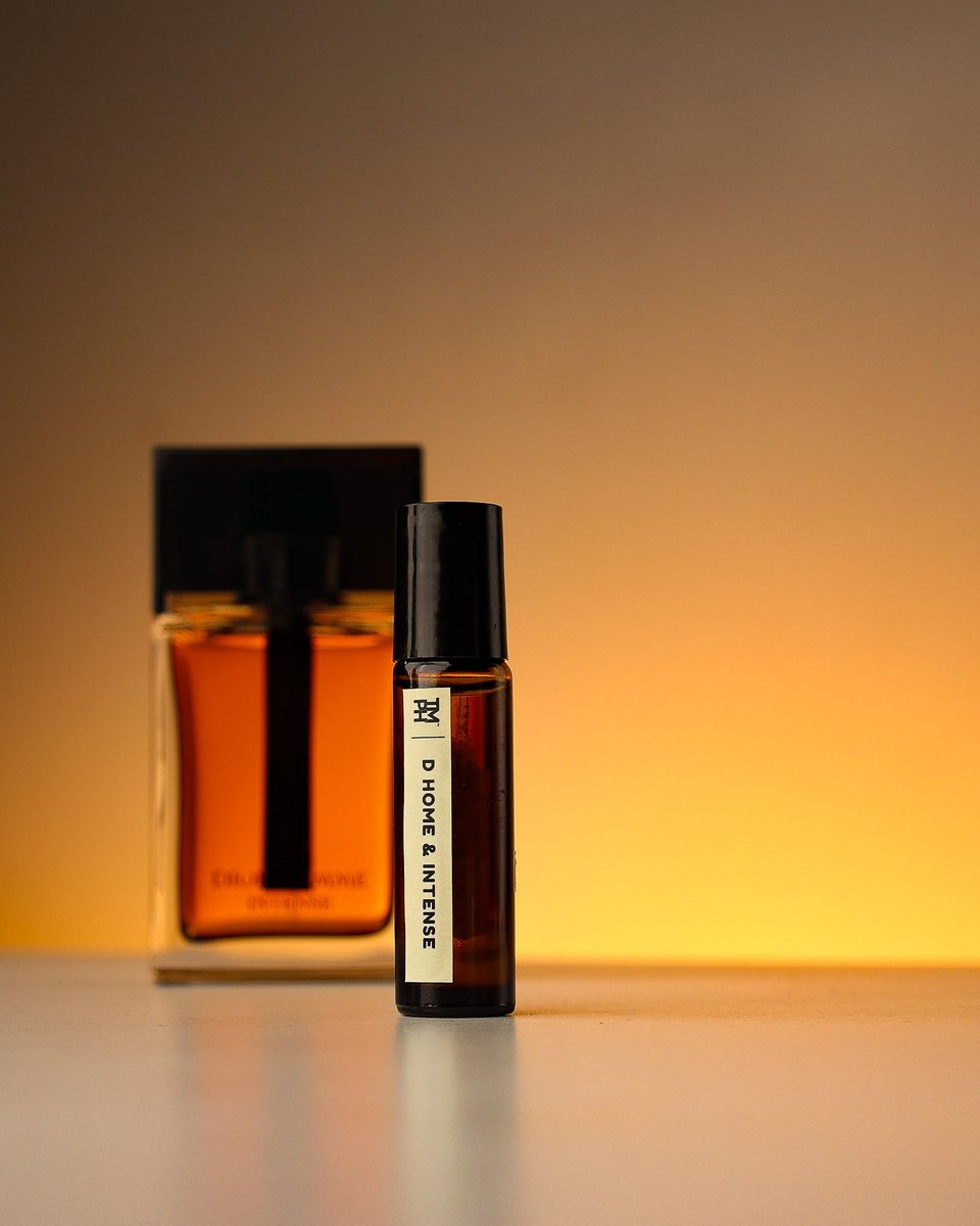 D HOME & INTENSE AT | Luxury Designer Attar – 10+ Hour Long Lasting Pure Oil by TM Fragrance