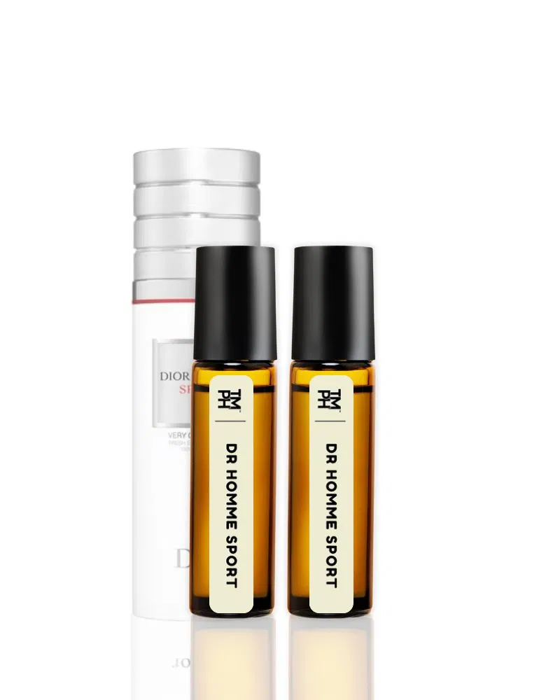 DR HOMME SPORT AT | Luxury Designer Attar – 10+ Hour Long Lasting Pure Oil Inspired by Dior Homme Sport by Di*r by TM Fragrance