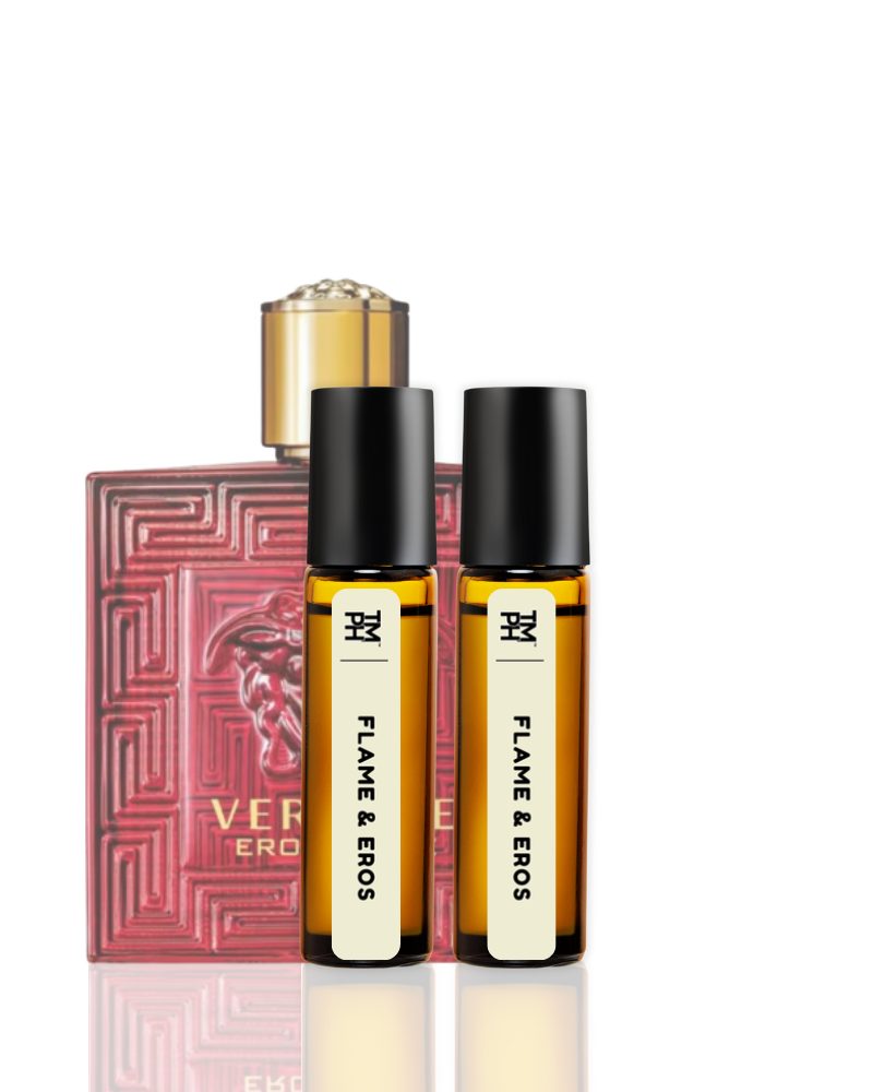 FLAME & EROS AT – A Fiery, Seductive & Youthful Perfume Oil by TM Fragrance