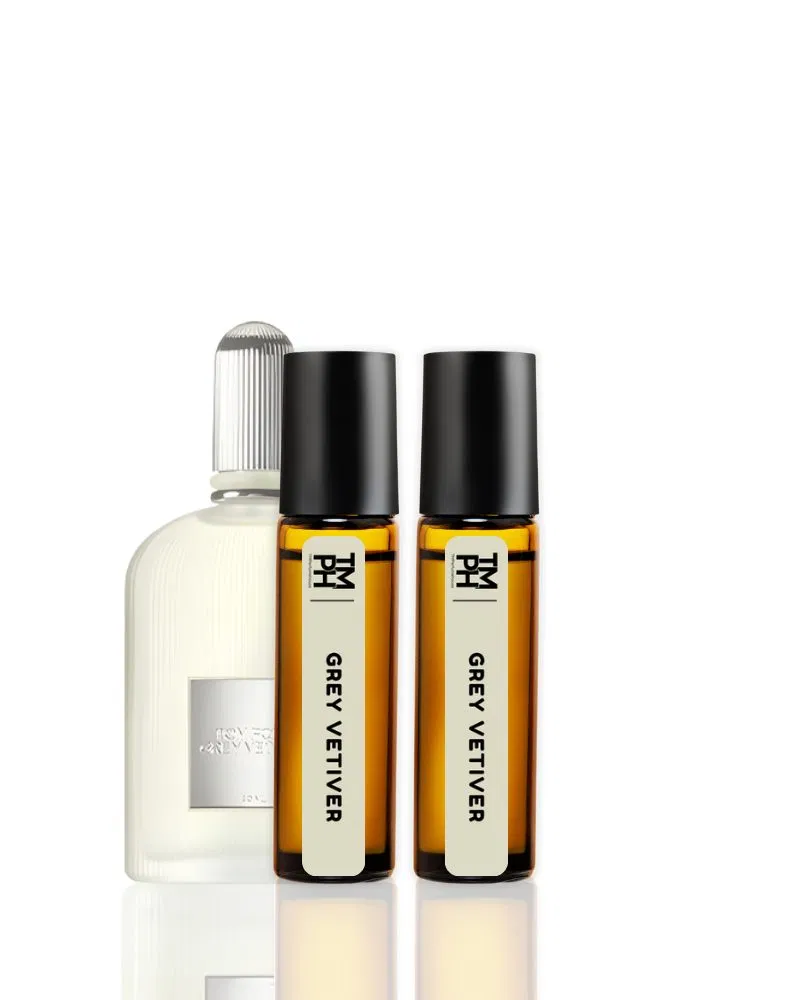 GREY VETIVER AT | Luxury Designer Attar – 10+ Hour Long Lasting Pure Oil - Inspired by To Ford Grey Vetiver by TM Fragrance