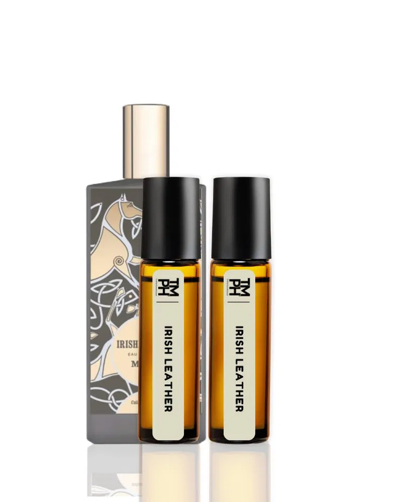 IRISH LEATHER AT | Luxury Designer Attar – 10+ Hour Long Lasting Pure Oil - Inspired by Irish Leather by Me*mo Paris by TM Fragrance