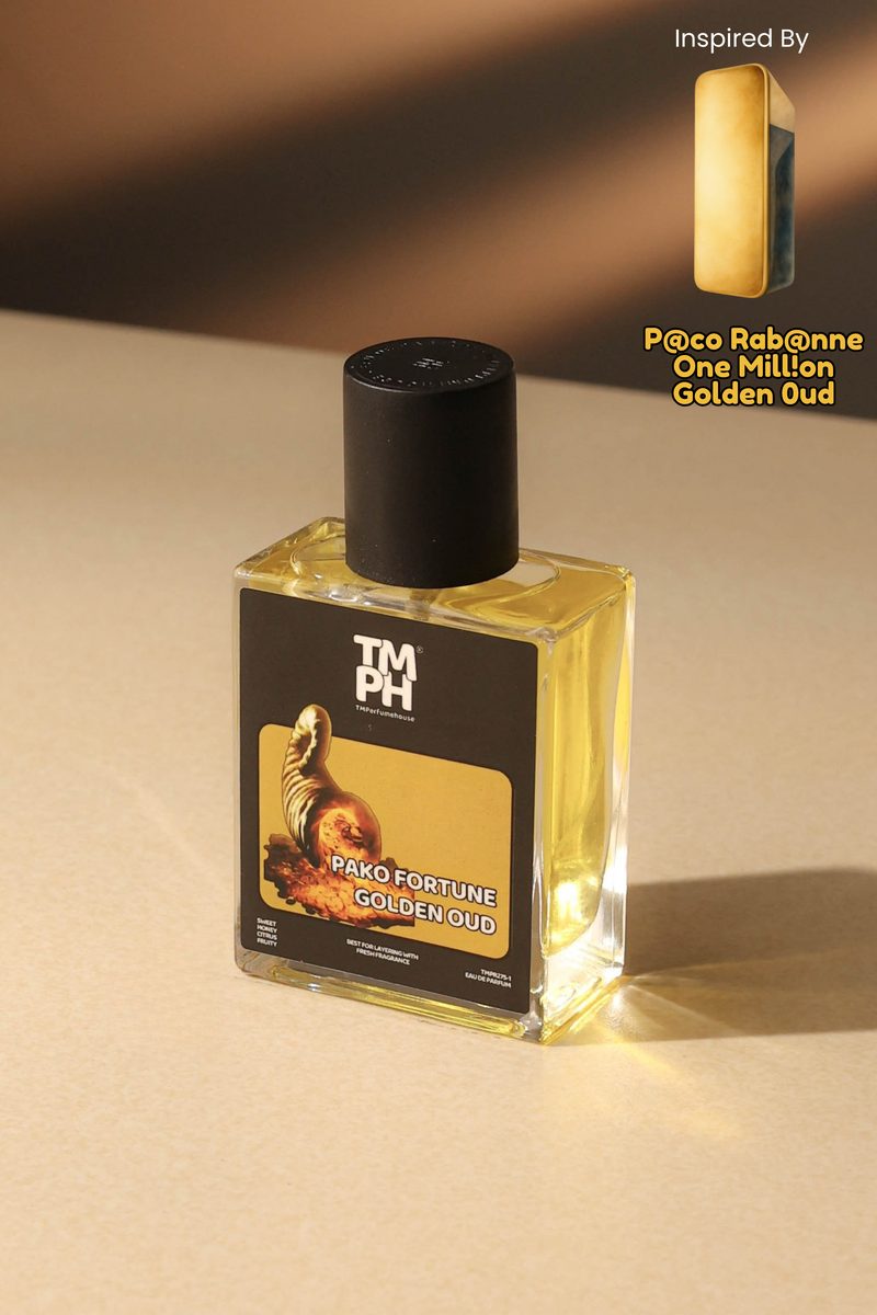 Pako Fortune Golden Oud – Inspired perfume by TM Fragrance