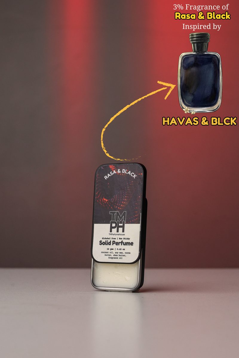 Rasa & Black - Solid Perfume by TM Fragrance