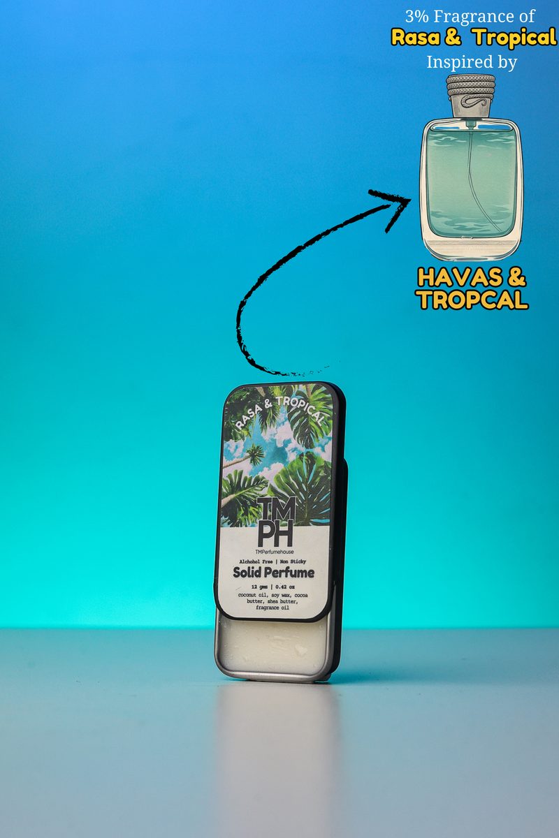 Rasa & Tropical - Solid Perfume by TM Fragrance