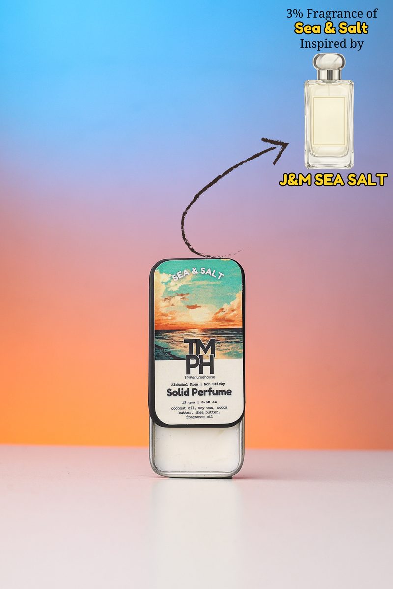 Sea & Salt – Solid Perfume by TM Fragrance