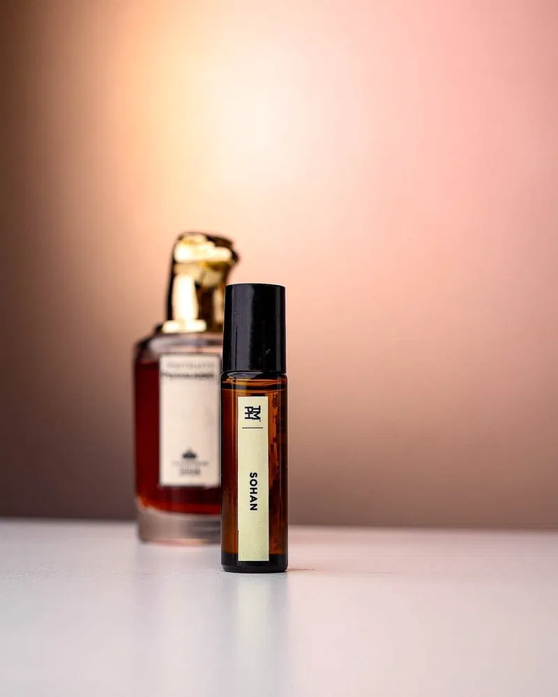 SOHAN AT | Luxury Niche Attar – 10+ Hour Long Lasting Pure Oil Inspired by The Uncompromising Sohan by Penhal*gon's by TM Fragrance