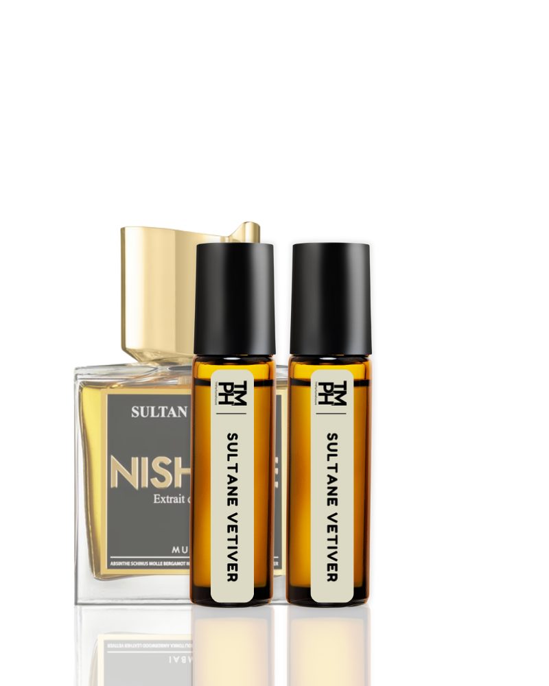 SULTANE VETIVER AT | Luxury Designer Attar – 10+ Hour Long Lasting Pure Oil - Inspired by Sultan Vetiver by Ni*hane by TM Fragrance